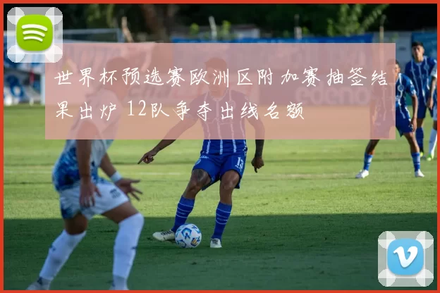 世界杯预选赛欧洲区附加赛抽签结果出炉 12队争夺出线名额